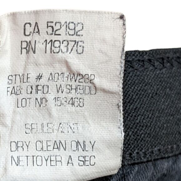 Helmut Lang Women's Charcoal Black Jeggings Size 26 - Picture 7 of 7